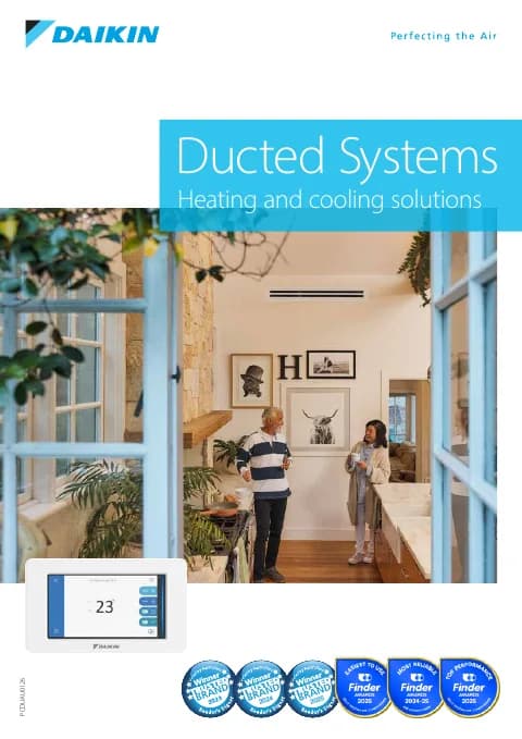 Cover of the Daikin Ducted Systems brochure