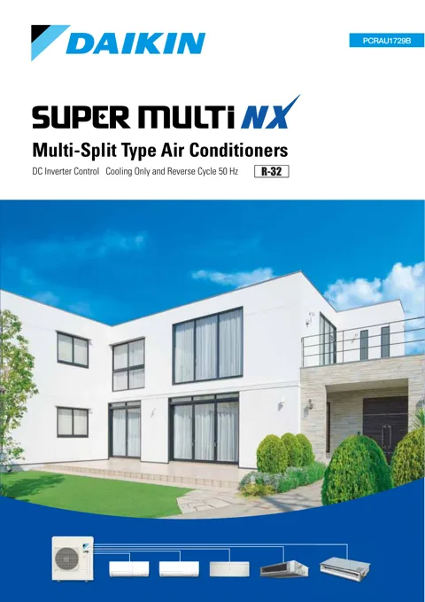 Cover of the Daikin Super Multi NX brochure